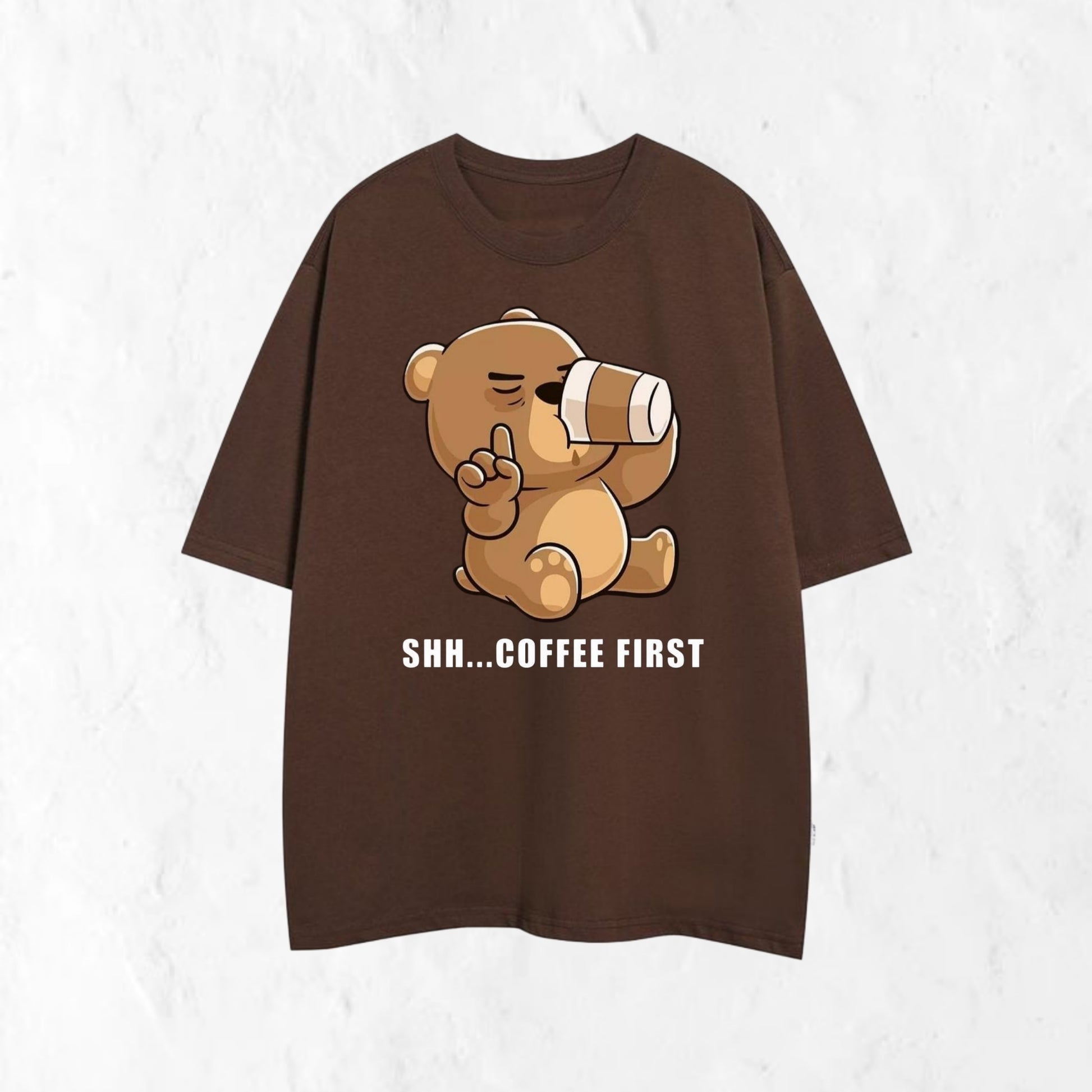 FIRST COFEE-OVERSIZED-TEE