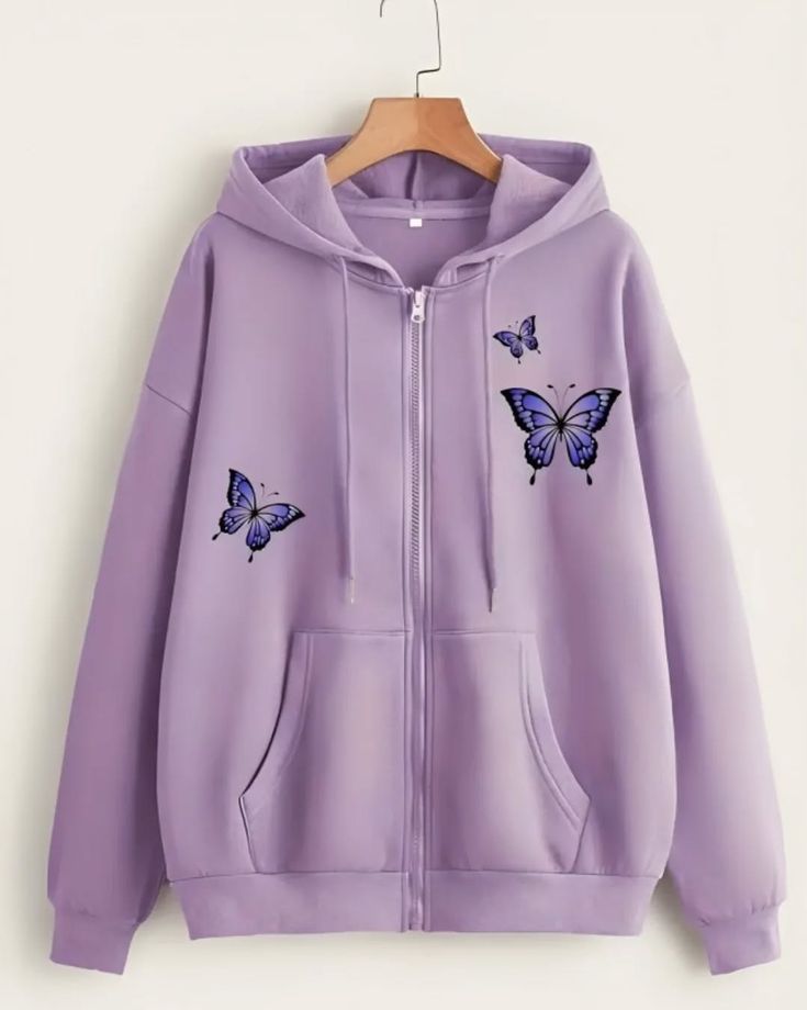 LILAC ZIPPER HOODIE