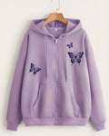 LILAC ZIPPER HOODIE
