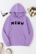 LILAC-MEOW HOODIE