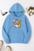 SKY-BLUE-TOM&JERRY-HOODIE
