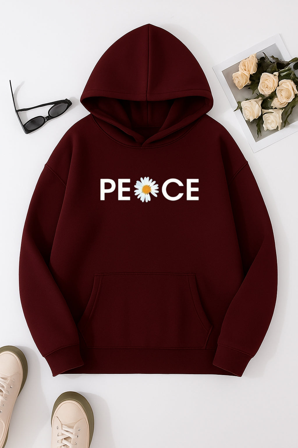 MAROON-PEACE-HOODIE