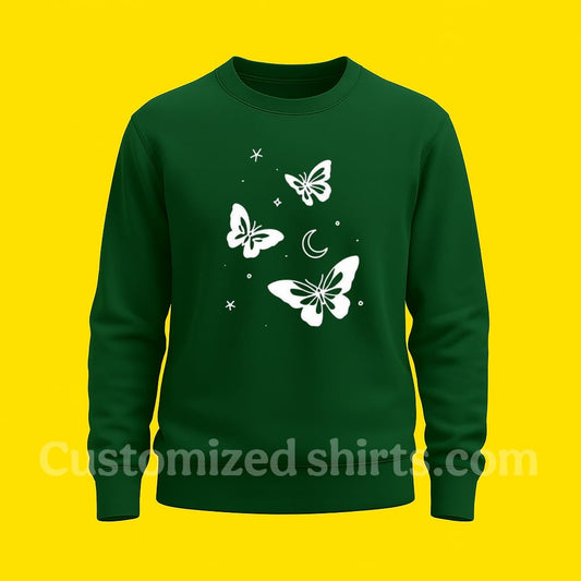BUTTERFLIES-GLAXY SWEATSHIRT