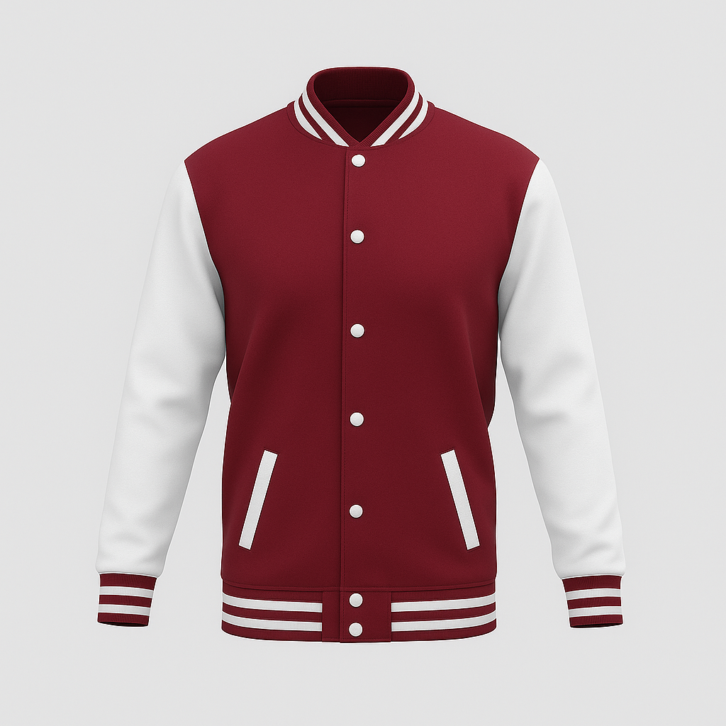 MAROON VARSITY JACKET