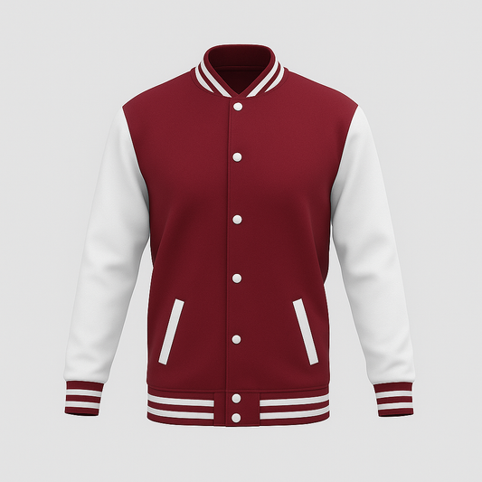MAROON VARSITY JACKET