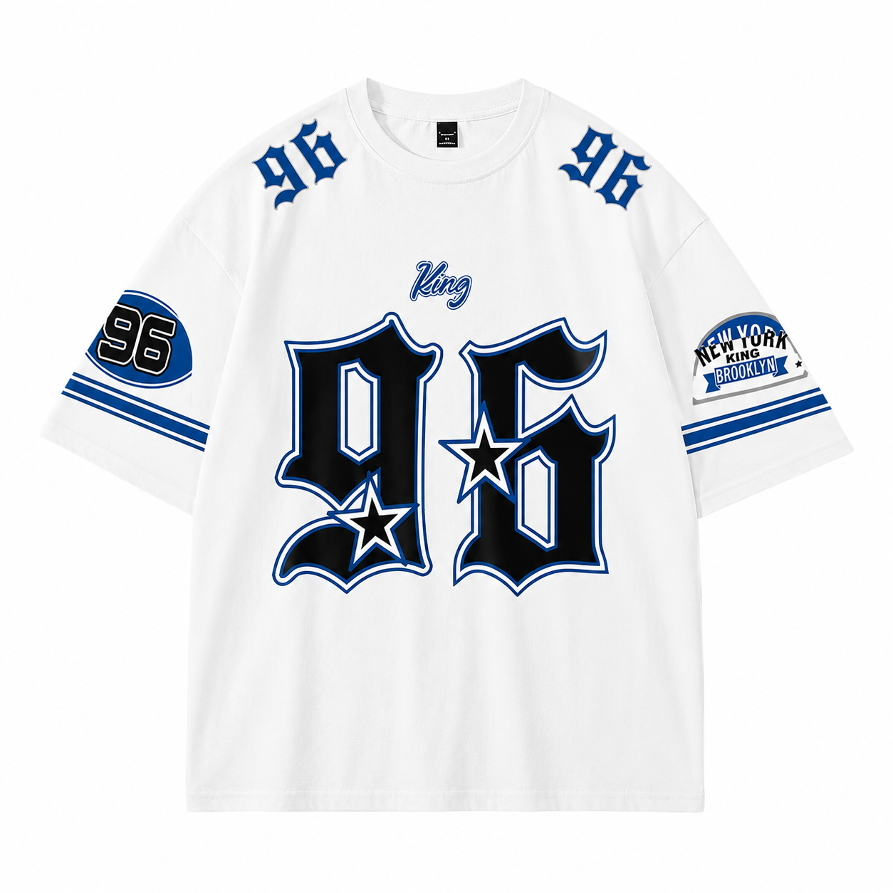 NEW 96 WHITE OVERSIZED T-SHIRT