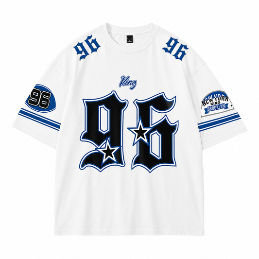 NEW 96 WHITE OVERSIZED T-SHIRT