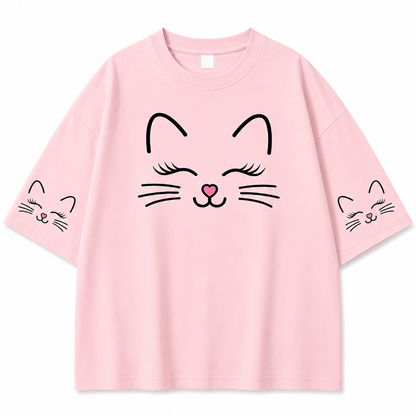 CUTE -PINK - OVERSIZED T-SHIRT