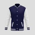 NAVY-BLUE VARSITY JACKET