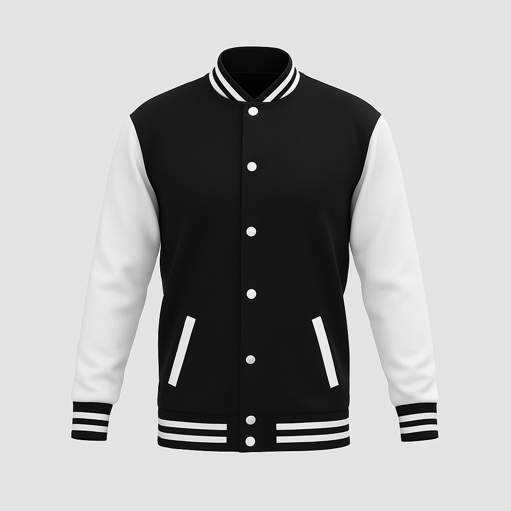 BLACK VARSITY JACKET
