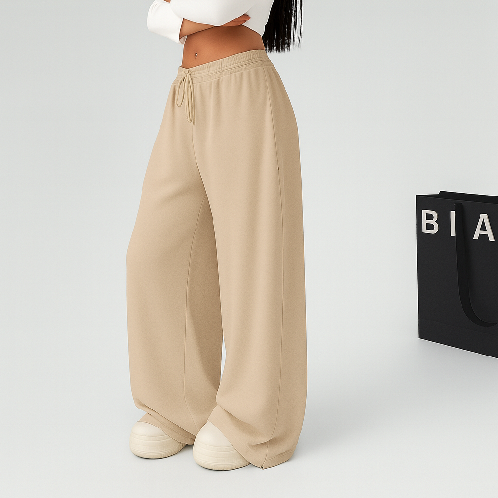 SKIN-WIDE-LEG TROUSER