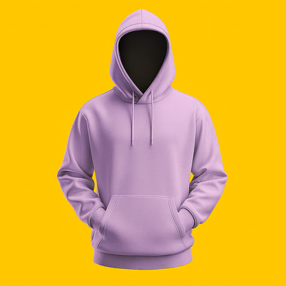 BASIC LILAC PLAIN HOODIE