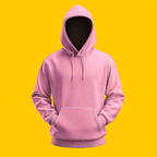 BASIC BABY-PINK PLAIN HOODIE