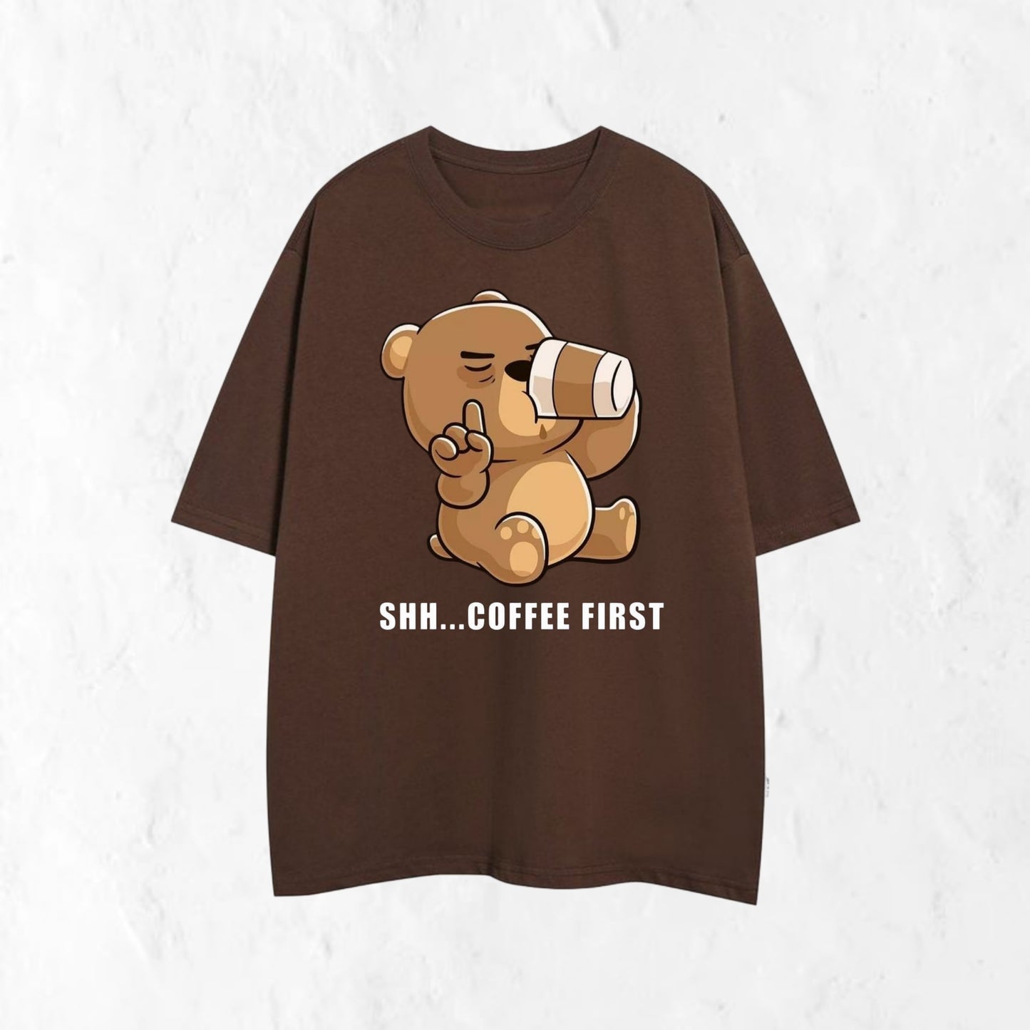 FIRST COFEE-OVERSIZED-TEE