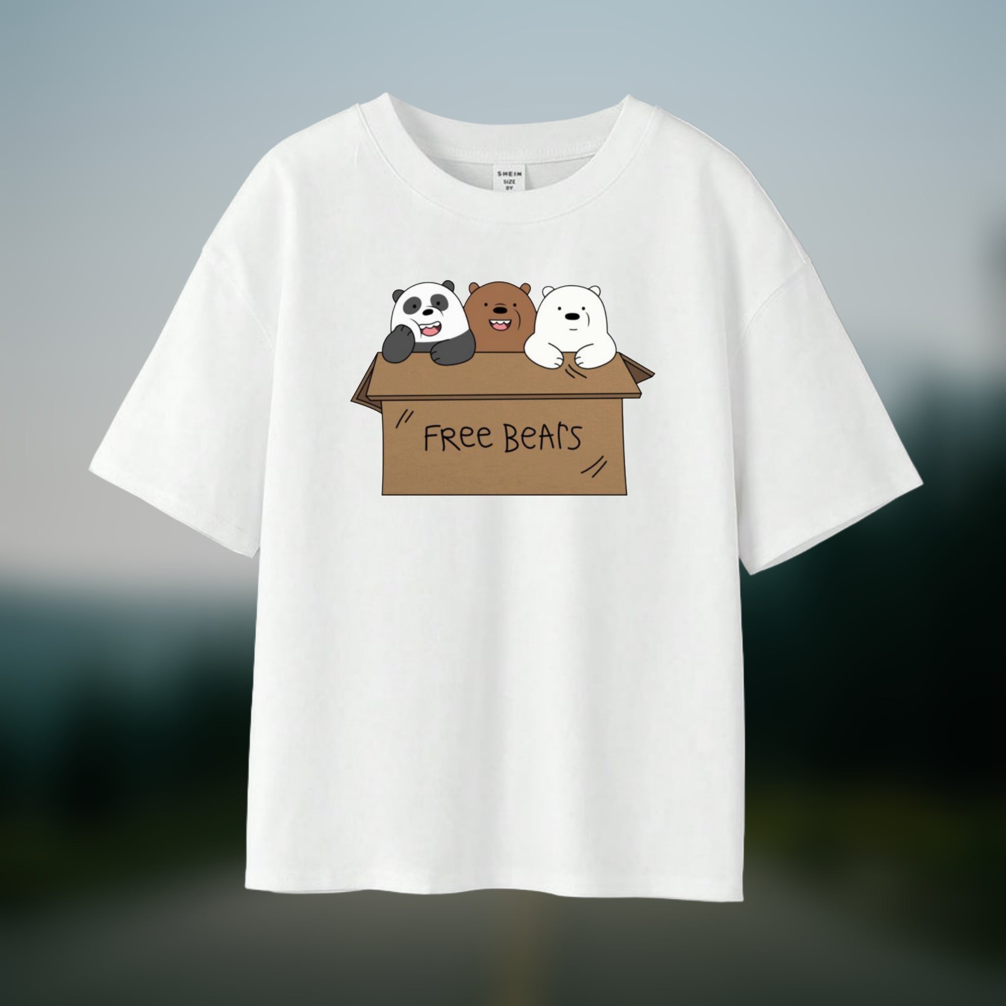 FREE BEAR-OVERSIZED-TEE