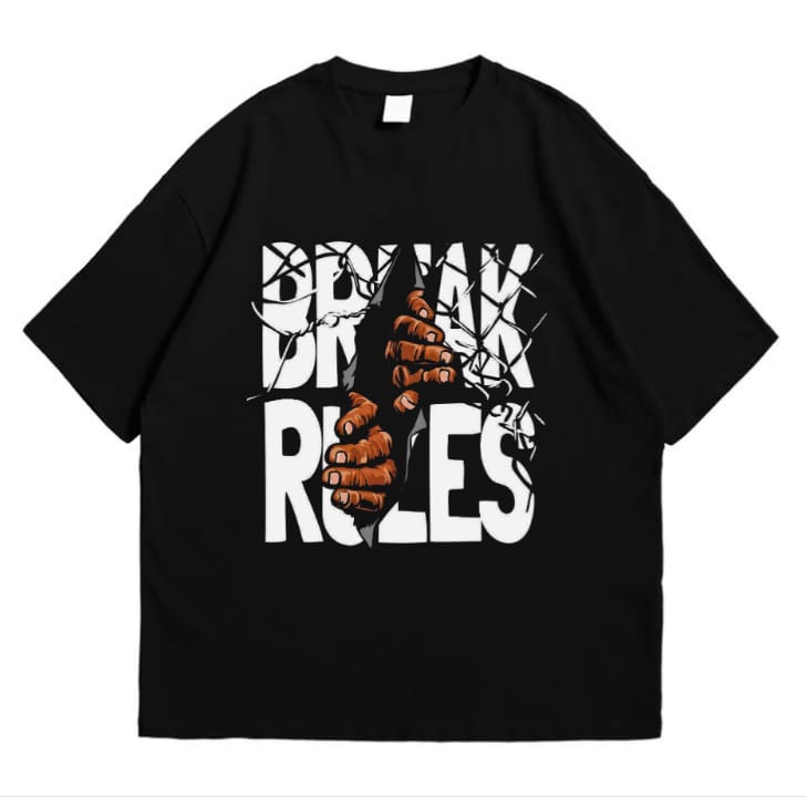 BREAK-RULES OVERSIZE T SHIRT