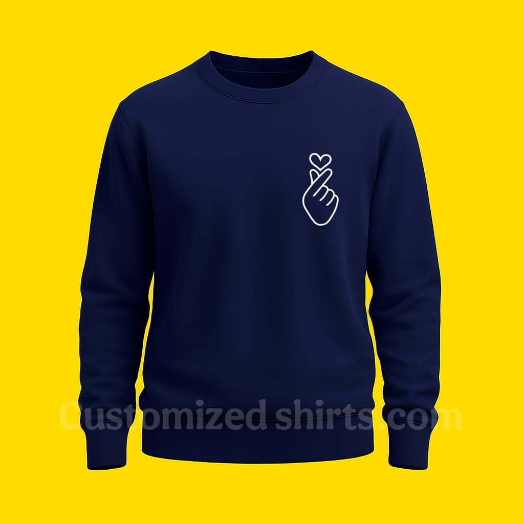 FINGER-HEART SWEATSHIRT